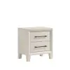 New Classic B0182W-040 New Classic B0182W-040 Ballard - 2 Drawer Nightstand - White