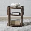 Liberty Furniture 369-OT1021 Liberty Furniture 369-OT1021 Warren Park - Round Chairside Table - Coffee Brown