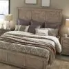 Liberty Furniture 906-BR-KPB Skyview Lodge - King Panel Bed - Cobblestone