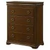 Coaster Fine Furniture 205305 Garland - 4-Drawer Bedroom Chest Of Drawers - Brown Cherry