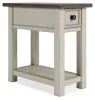 Ashley Furniture T637-107 Ashley Furniture T637-107 Bolanburg - Chair Side End Table - White / Brown / Beige