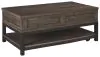 Ashley Furniture T444-9 Johurst - LIFT TOP COCKTAIL TABLE - Grayish Brown