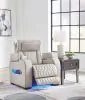 Ashley Furniture U2710513 Boyington - Power Recliner/Adj Headrest - Gray
