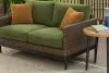Ashley Furniture P572-835 Horizon Hall - Loveseat With Cushion - Brown / Green