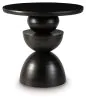 Ashley Furniture A4000680 Kurtson - Accent Table - Bronze Finish