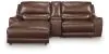 Ashley Furniture PCU62607S17 Ashley Furniture PCU62607S17 DeepWakes - 3-Piece Power Reclining Sectional With LAF Press Back Power Chaise And Storage Console - Canyon