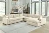Ashley Furniture 10006S7 Elyza - Right Arm Facing Corner Chaise 5 Pc Sectional - Linen