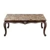 New Classic T1754-10 Maximus - Marble Cocktail Table - Dark Brown