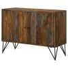 CoasterEssence 959615 Macon - 2 Door Sheesham Wood Storage Accent Cabinet - Gray