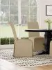 Coaster Fine Furniture 100747 Shawna - Upholstered Skirted Dining Chair (Set of 2) - Khaki
