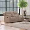 Coaster Fine Furniture 610282 Brentwood - Upholstered Motion Reclining Loveseat - Taupe