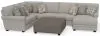 Jackson Furniture Industries 3345/62/30/76/28-26 Jackson Furniture Industries 3345/62/30/76/28-26 Livingston - 3 Piece Sectional With Comfort Coil Seating, 9 Included Accent Pillows And 1 Included 45