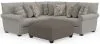 Jackson Furniture Industries 3345/62/42/12-26 Jackson Furniture Industries 3345/62/42/12-26 Livingston - 2 Piece Sectional With Comfort Coil Seating, 40
