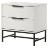 Coaster Fine Furniture 224862 Sonora - 2-Drawer Nightstand Bedside Table - White