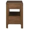 Coaster Fine Furniture 223322 Maderia - 2-Drawer Nightstand Bedside Table - Walnut