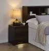 Coaster Fine Furniture 315882 Westpark - 2-Drawer Nightstand LED Lights And USB - Dark Pine