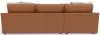 Jackson Furniture Industries 5045/73/75/28-26 Jackson Furniture Industries 5045/73/75/28-26 Minori - Italian Leather 2 Piece Sofa / Chaise With LSF Chaise And Cocktail Ottoman - Whiskey