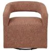 Coaster Fine Furniture 907539 Westhill - Boucle Upholstered Swivel Accent Chair - Berry