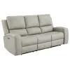 Coaster Fine Furniture 603434PPP Brickston - Triple Power Reclining Sofa - Gray