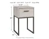 Ashley Furniture EB1864-291 Socalle - One Drawer Night Stand - Vinyl-Wrapped - Light Natural