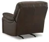 Ashley Furniture U4380898 Leesworth - Power Rocker Recliner - Dark Brown