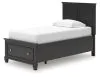 Ashley Furniture B687B21 Ashley Furniture B687B21 Lanolee - Twin Panel Storage Bed - Black
