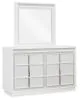 Ashley Furniture B822B1 Chalanna - Dresser And Mirror - White