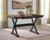 Ashley Furniture D634-32 Ashley Furniture D634-32 Wildenauer - Dining Room Counter Butterfly Extension Table - Brown / Black