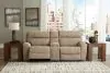 Ashley Furniture 61004S3 Ashley Furniture 61004S3 Next-Gen Durapella - 3-Piece Power Reclining Sectional Loveseat With Console - Sand