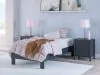 Ashley Furniture EB1528-111 Simmenfort - Twin Platform Bed - Navy Blue
