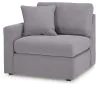 Ashley Furniture 92104S20 Ashley Furniture 92104S20 Modmax - 6-Piece Sectional With Storage Console And 3 Armless Chairs - Granite