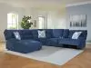 Ashley Furniture 93607S2 Ashley Furniture 93607S2 Acklen Place - 6-Piece Power Reclining Sectional With Laf Power Reclining Back Chaise - Navy