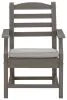 Ashley Furniture P802-601A Visola - Arm Chair With Cushion (Set of 2) - Gray