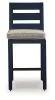 Ashley Furniture PCP587-124 East Beach - Barstool (Set of 2) - Blue