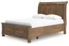 Ashley Furniture PCB779B4 Ashley Furniture PCB779B4 Feddinger - Queen Storage Sleigh Bed - Medium Brown