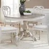 Liberty Furniture 244-DR-PED Magnolia Manor - Pedestal Table - Antique White