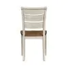 Liberty Furniture 652-C2000S Farmhouse Reimagined - Ladder Back Side Chair - Antique White / Chestnut Tops