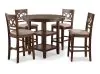 New Classic D1719-52S-CHY New Classic D1719-52S-CHY Cori - 5 Piece Counter Dining Set - Cherry