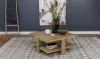 Coaster Fine Furniture 707718 Dawn - Square Engineered Wood Coffee Table - Mango Brown