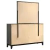 CoasterEveryday 212423M Watson - 6-Drawer Dresser With Mirror - Gray Oak