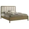 Coaster Fine Furniture 224271KE Amsbury - Upholstered Eastern King Bed - Nutmeg
