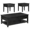 Coaster Fine Furniture 710578-S3 Concord - 3 Piece Coffee And End Table Set Distressed - Java