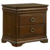 Coaster Fine Furniture 205301Q-S4 Garland - 4 Piece Queen Bedroom Set - Brown Cherry