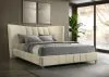 Coaster Fine Furniture 315956KE Evelyn - Upholstered Eastern King Panel Platform Bed - Ivory