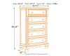 Ashley Furniture B697-46 Porter - Chest - Rustic Brown