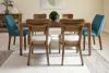 Ashley Furniture D615-03 Lyncott - Dining Uph Side Chair (Set of 2) - Blue / Brown