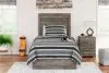 Ashley Furniture B2587B11 Ralinksi - Twin Panel Bed - Gray