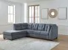 Ashley Furniture 55303S1 Ashley Furniture 55303S1 Marleton - 2-Piece Sectional With Laf Corner Chaise - Denim