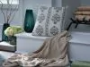 Ashley Furniture A1001105 Paulmour - Pillow (Set of 4) - Ivory / Green / Brown