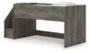 Ashley Furniture B4480B12 Ashley Furniture B4480B12 Frandern - Twin Loft Bed With Left Storage Steps - Gray